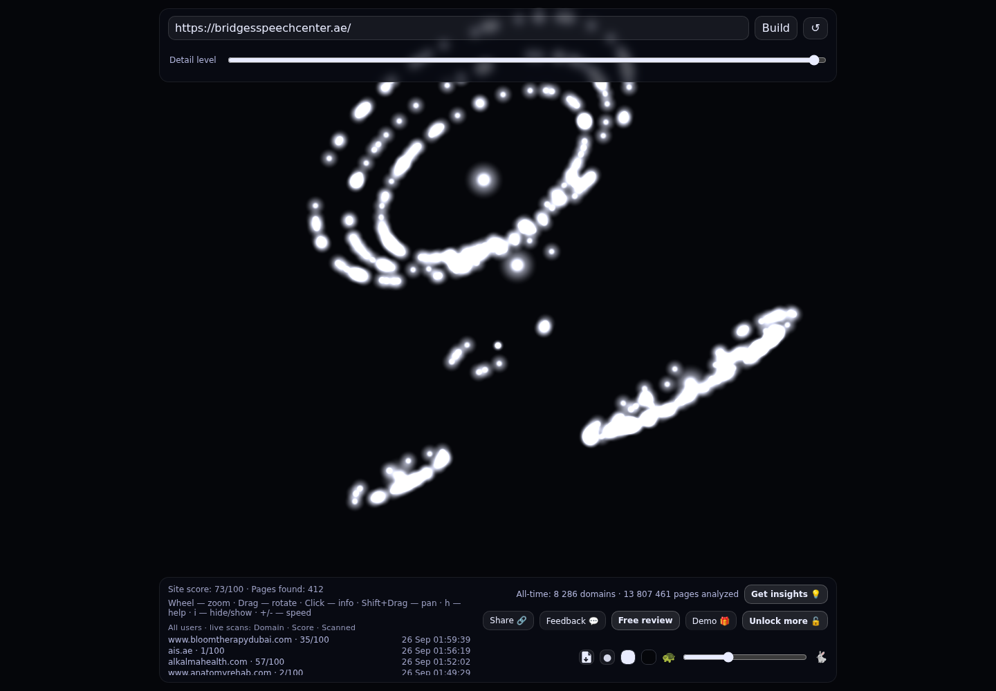 Bridges Speech Center &middot; RADAR_GRAPH