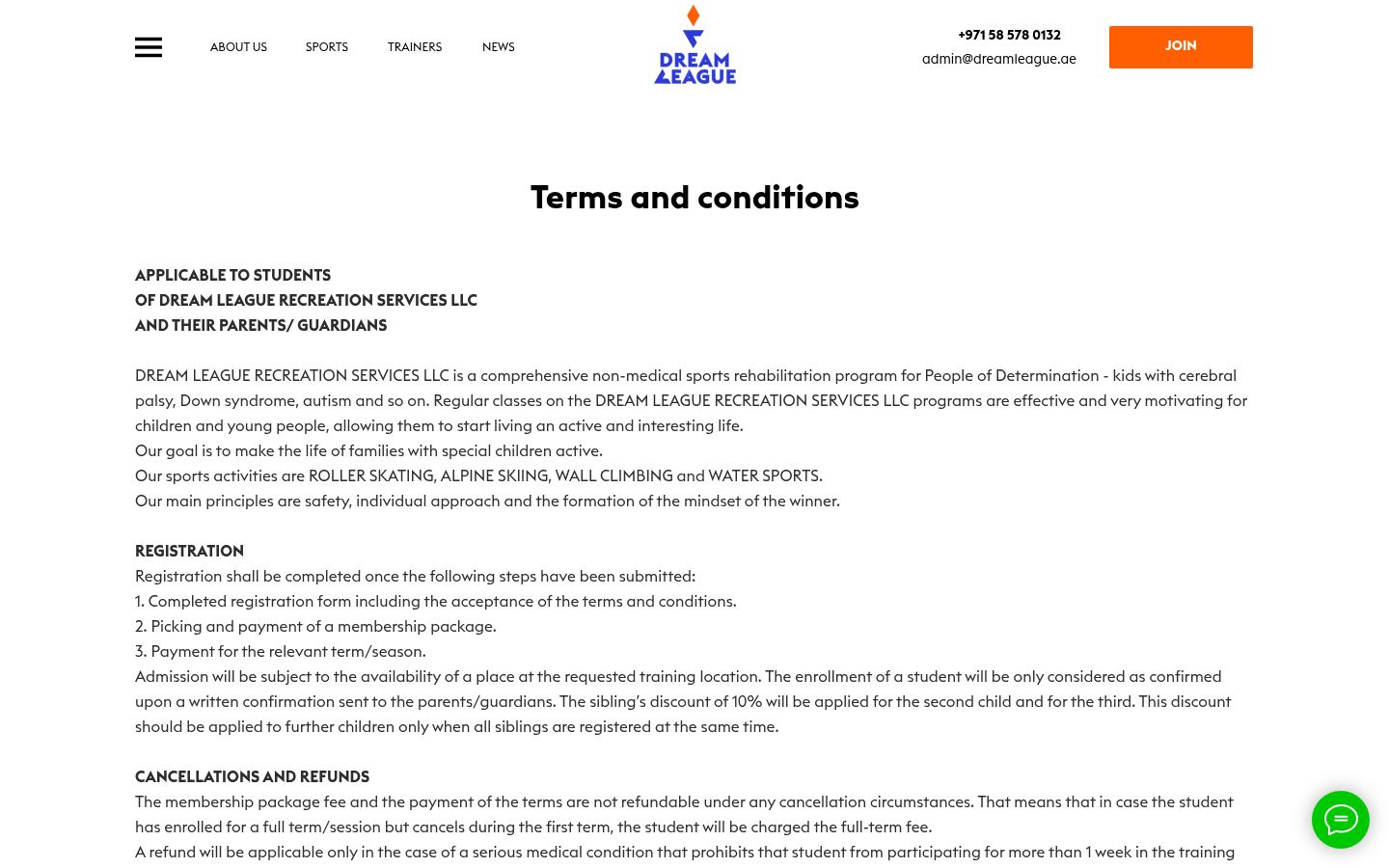 Dream League Recreation Services LLC &middot; HOMEPAGE_SCREENSHOT