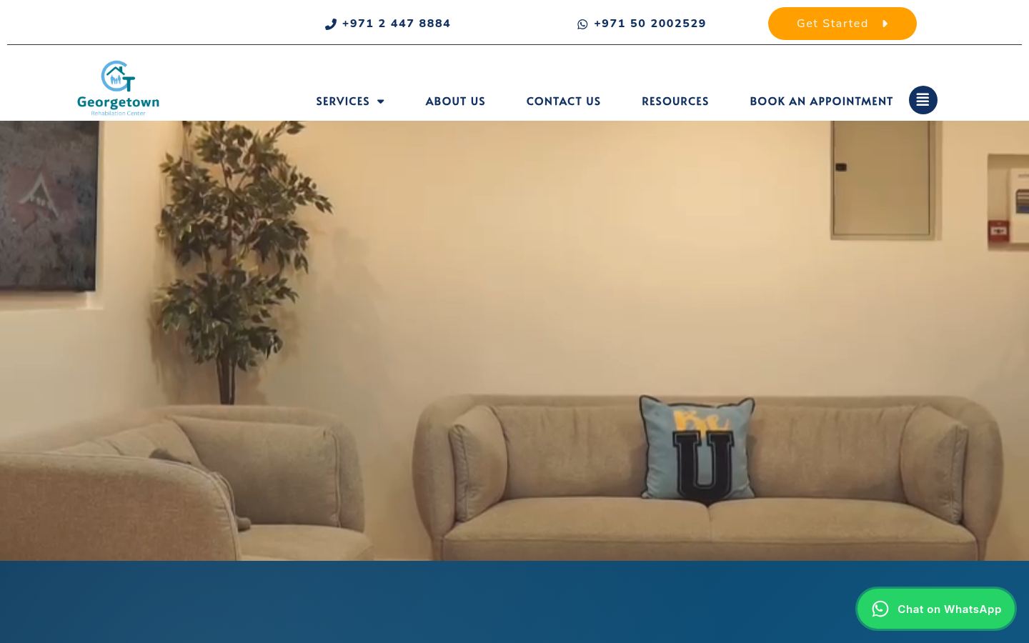 Georgetown Abu Dhabi &middot; HOMEPAGE_SCREENSHOT
