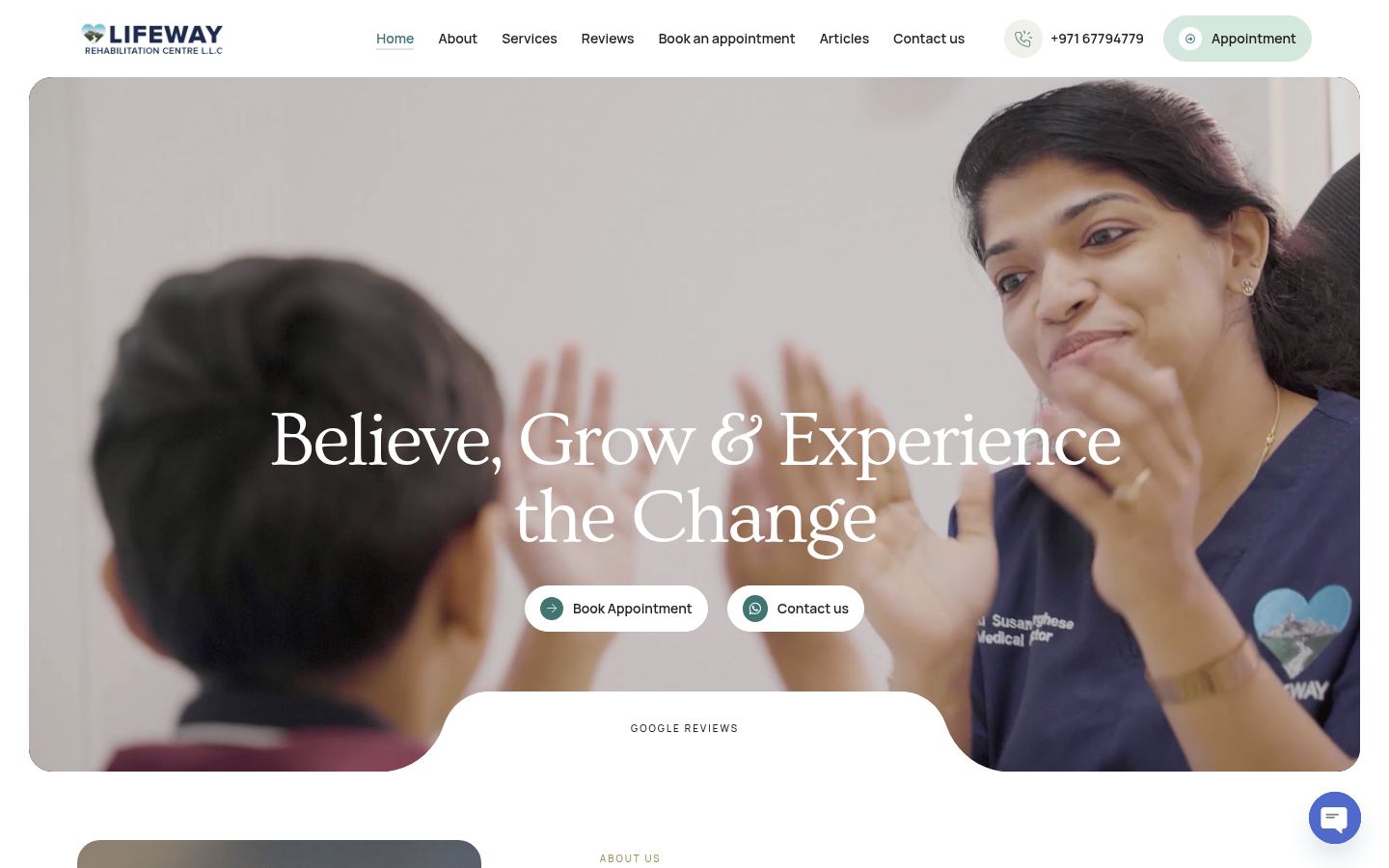 Lifeway Rehabilitation Center &middot; HOMEPAGE_SCREENSHOT