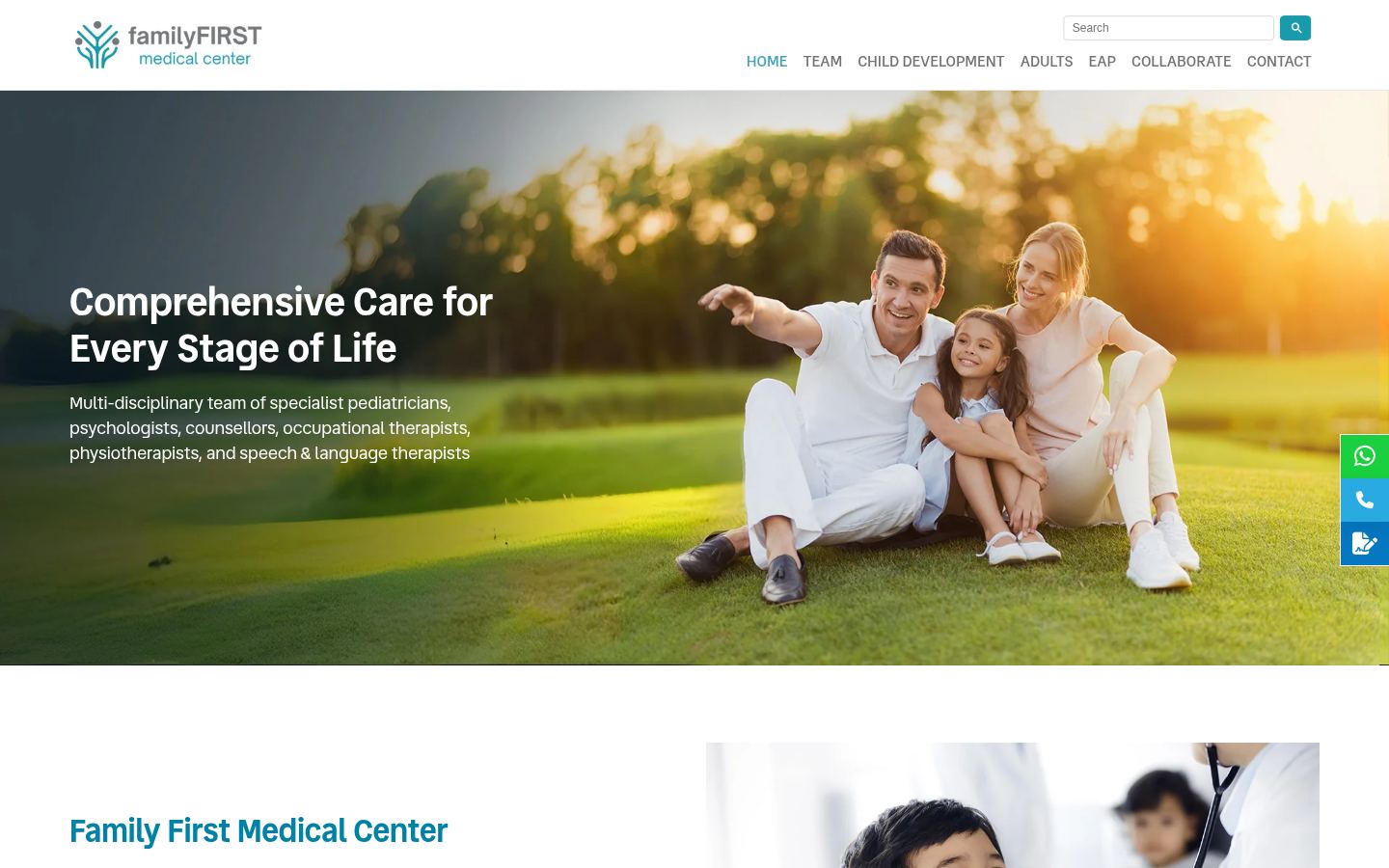 Family First Medical Center &middot; HOMEPAGE_SCREENSHOT