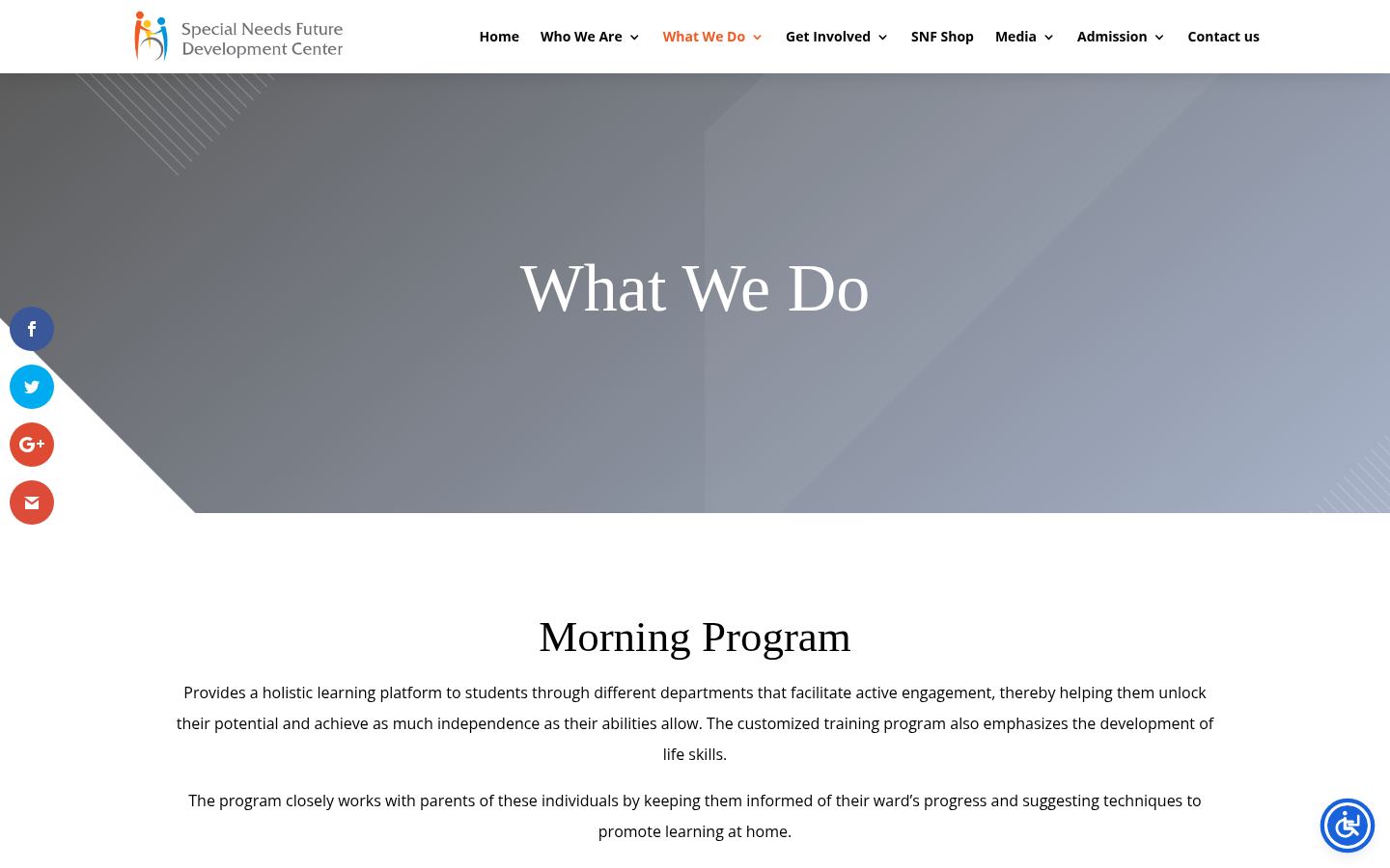 SNF Development Center &middot; HOMEPAGE_SCREENSHOT