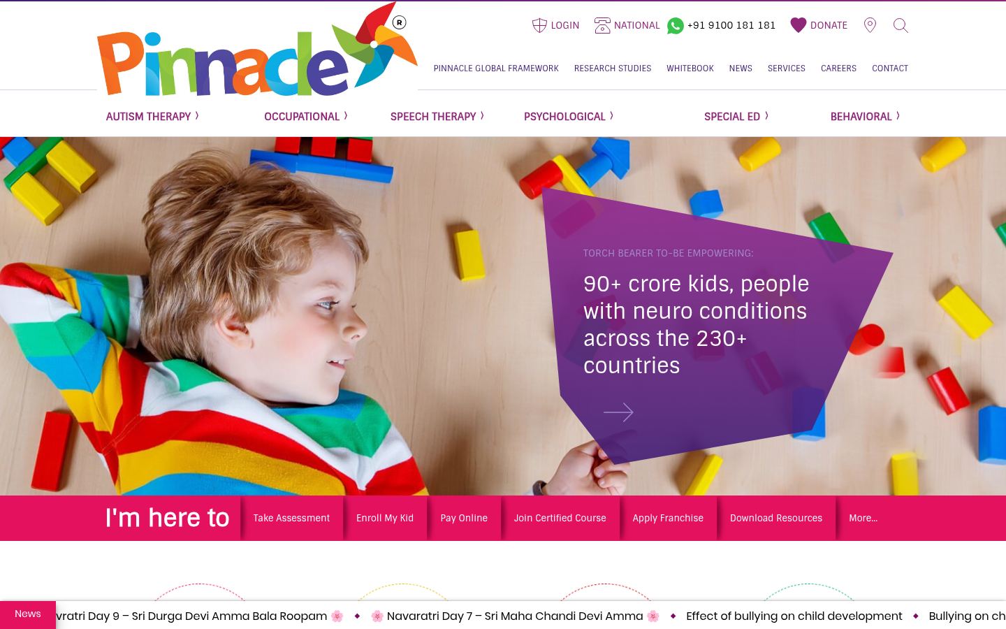 Pinnacle Blooms Network &middot; HOMEPAGE_SCREENSHOT