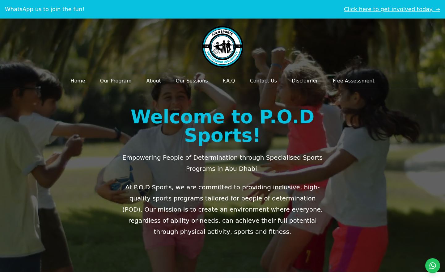 P.O.D Sports &middot; HOMEPAGE_SCREENSHOT